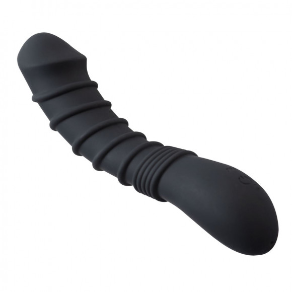 Черный вибромассажер Appetency Wild Ribbed Vibe - 21,5 см. Черный вибромассажер Appetency Wild Ribbed Vibe - 21,5 см.