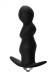 Чёрная фигурная анальная вибропробка Spiral Anal Plug - 12 см. Чёрная фигурная анальная вибропробка Spiral Anal Plug - 12 см.