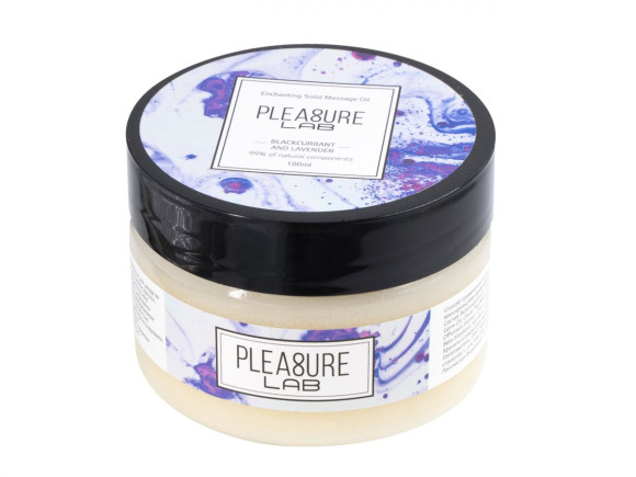 Твердое массажное масло Pleasure Lab Enchanting с ароматом черной смородины и лаванды - 100 мл. Твердое массажное масло Pleasure Lab Enchanting с ароматом черной смородины и лаванды - 100 мл.