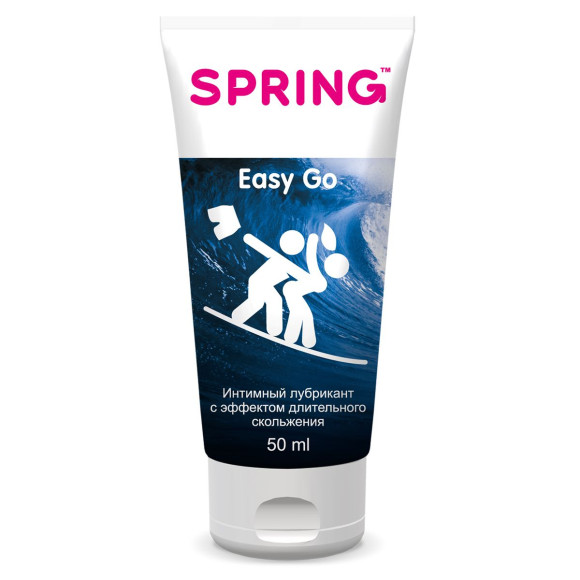 Интимный лубрикант с длительным скольжением Spring Easy Go - 50 мл. Интимный лубрикант с длительным скольжением Spring Easy Go - 50 мл.