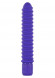 Фиолетовый вибромассажер FUNKY RIBBED VIBE - 15 см. Фиолетовый вибромассажер FUNKY RIBBED VIBE - 15 см.