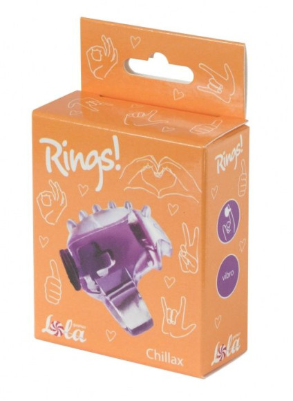 Фиолетовая насадка на палец Rings Chillax Фиолетовая насадка на палец Rings Chillax