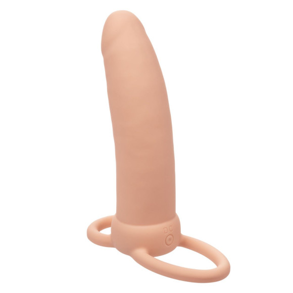 Телесная вибронасадка для двойного проникновения Rechargeable Thick Dual Penetrator - 14 см. Телесная вибронасадка для двойного проникновения Rechargeable Thick Dual Penetrator - 14 см.