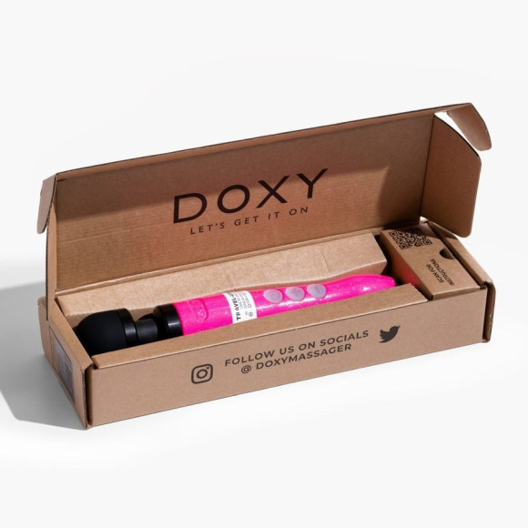 Розовый беспроводной wand-вибратор Doxy Die Cast 3R Розовый беспроводной wand-вибратор Doxy Die Cast 3R