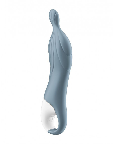 Серый вибратор Satisfyer A-Mazing 2 - 22,1 см. Серый вибратор Satisfyer A-Mazing 2 - 22,1 см.