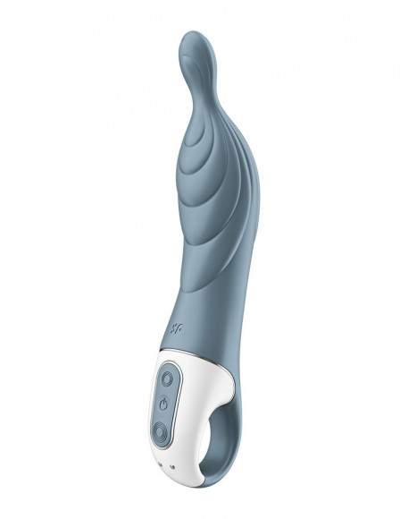 Серый вибратор Satisfyer A-Mazing 2 - 22,1 см. Серый вибратор Satisfyer A-Mazing 2 - 22,1 см.