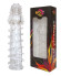 Закрытая прозрачная рельефная насадка с шипиками Crystal sleeve - 13,5 см. Закрытая прозрачная рельефная насадка с шипиками Crystal sleeve - 13,5 см.