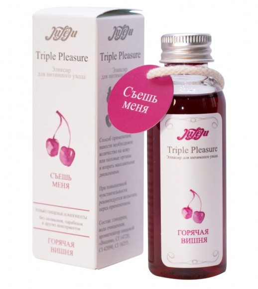 Эликсир Triple Pleasure «Горячая вишня» - 65 гр. Эликсир Triple Pleasure «Горячая вишня» - 65 гр.