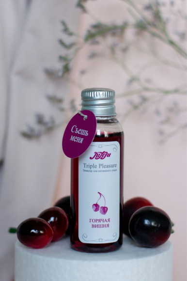 Эликсир Triple Pleasure «Горячая вишня» - 65 гр. Эликсир Triple Pleasure «Горячая вишня» - 65 гр.