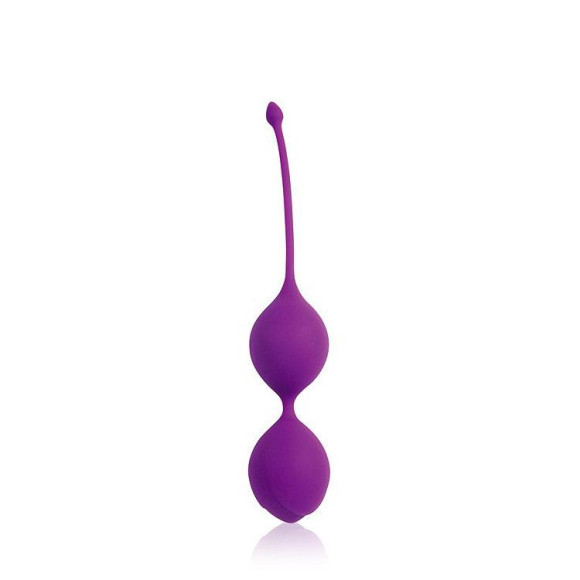 Фиолетовые двойные вагинальные шарики с хвостиком Cosmo Фиолетовые двойные вагинальные шарики с хвостиком Cosmo