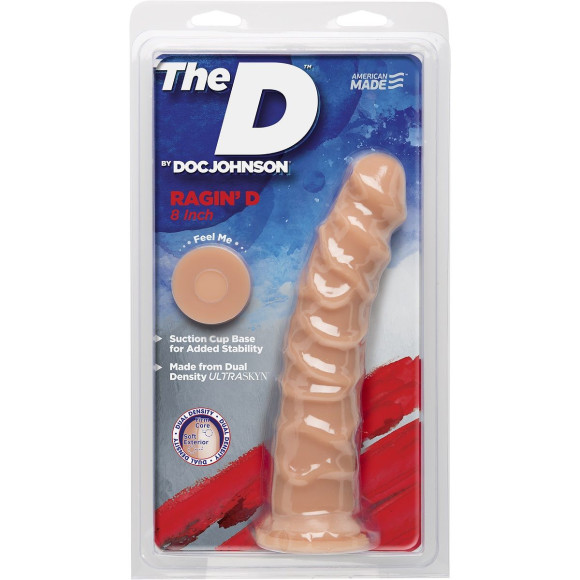 Телесный фаллоимитатор на присоске The D™ Ragin’ D 8 Vanilla - 20,32 см. Телесный фаллоимитатор на присоске The D™ Ragin’ D 8 Vanilla - 20,32 см.