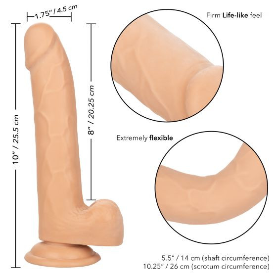 Телесный фаллоимитатор Size Queen 6 - 20,25 см. Телесный фаллоимитатор Size Queen 6 - 20,25 см.