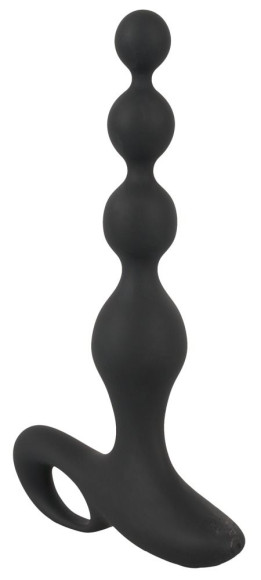 Черная анальная цепочка с вибрацией Rechargeable Anal Beads - 20 см. Черная анальная цепочка с вибрацией Rechargeable Anal Beads - 20 см.