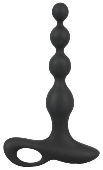 Черная анальная цепочка с вибрацией Rechargeable Anal Beads - 20 см. Черная анальная цепочка с вибрацией Rechargeable Anal Beads - 20 см.