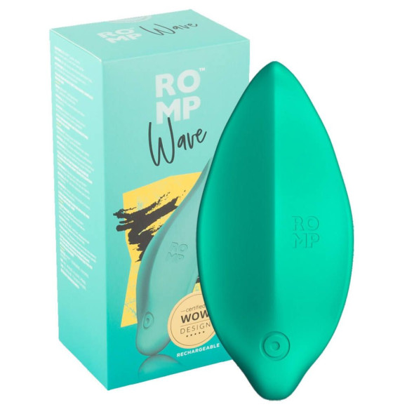 Зеленый клиторальный стимулятор Romp Wave Зеленый клиторальный стимулятор Romp Wave