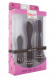 Набор чёрных вибраторов DIAMOND TRIPLE PLEASURE PACK Набор чёрных вибраторов DIAMOND TRIPLE PLEASURE PACK