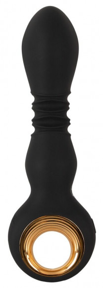 Черный вибратор с мощной поступательной стимуляцией Strong Thrusting Vibrator Черный вибратор с мощной поступательной стимуляцией Strong Thrusting Vibrator