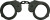 Наручники из темного металла A88B Handcuffs With Chain