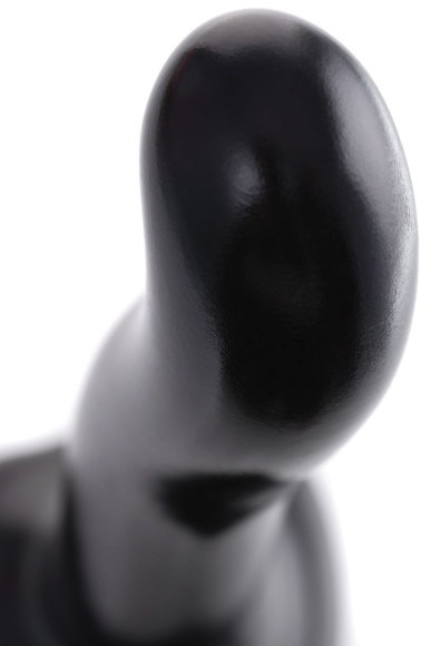 Черный стимулятор для пар P&G-Spot Dildo Size M - 18 см. Черный стимулятор для пар P&G-Spot Dildo Size M - 18 см.