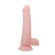 Телесный фаллоимитатор с присоской Super Dildo - 18,8 см. Телесный фаллоимитатор с присоской Super Dildo - 18,8 см.