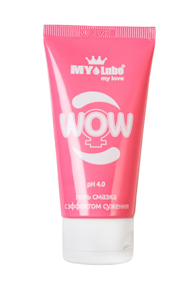 Интимная сужающая гель-смазка на водной основе MyLube WOW - 50 мл. Интимная сужающая гель-смазка на водной основе MyLube WOW - 50 мл.