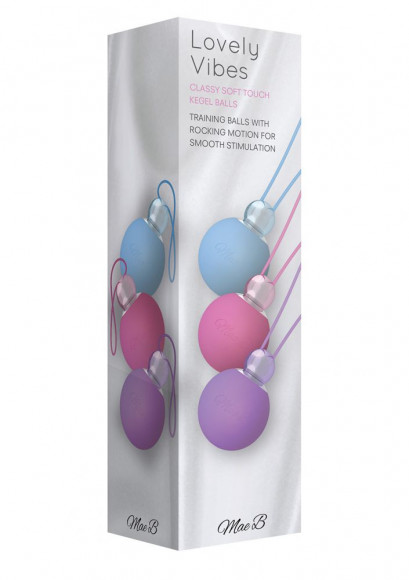 Набор вагинальных шариков Kegel Balls - 3 шт. Набор вагинальных шариков Kegel Balls - 3 шт.