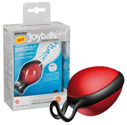 Красный вагинальный шарик со смещенным центром тяжести Joyballs Secret Красный вагинальный шарик со смещенным центром тяжести Joyballs Secret