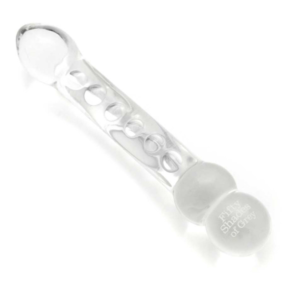 Прозрачный стеклянный стимулятор Glass Massage Wand Прозрачный стеклянный стимулятор Glass Massage Wand