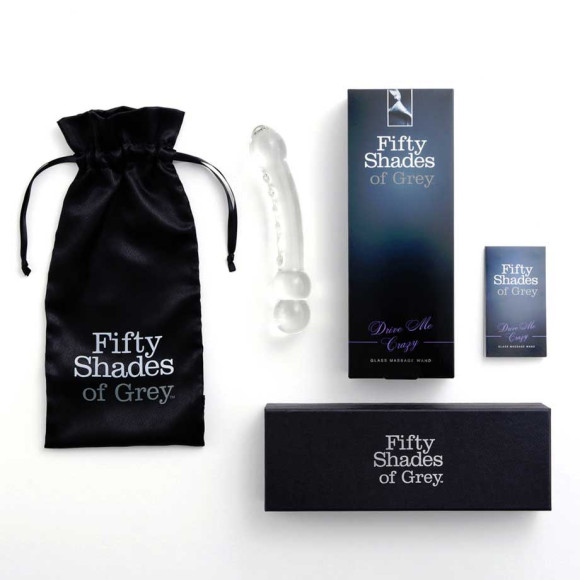 Прозрачный стеклянный стимулятор Glass Massage Wand Прозрачный стеклянный стимулятор Glass Massage Wand
