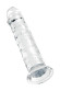 Прозрачный фаллоимитатор Auri - 20 см. Прозрачный фаллоимитатор Auri - 20 см.