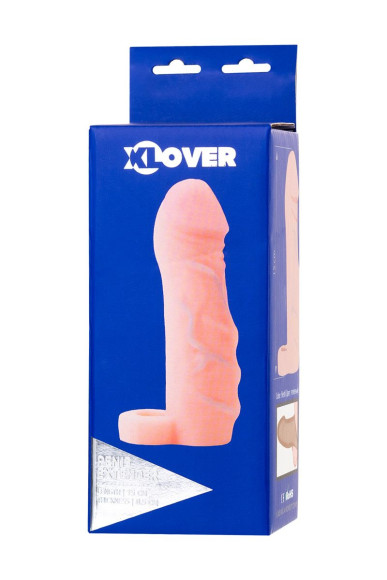 Удлиняющая насадка XLOVER INCREASE+ с кольцом для фиксации - 15 см. Удлиняющая насадка XLOVER INCREASE+ с кольцом для фиксации - 15 см.