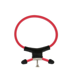 Красно-чёрное эрекционное кольцо с утяжкой RING OF POWER ADJUSTABLE RING Красно-чёрное эрекционное кольцо с утяжкой RING OF POWER ADJUSTABLE RING