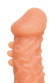 Телесная закрытая насадка с шершавой головкой Cock Sleeve 007 Size S - 13,8 см. Телесная закрытая насадка с шершавой головкой Cock Sleeve 007 Size S - 13,8 см.