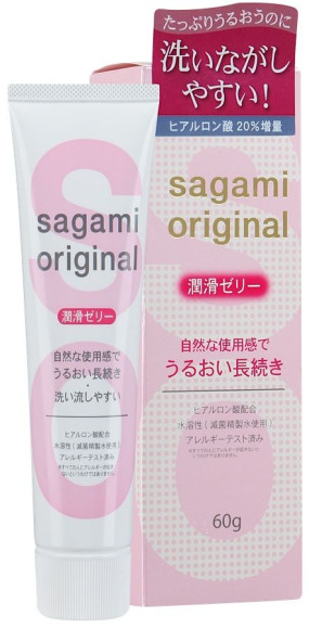Гель-смазка на водной основе Sagami Original Gel - 60 гр. Гель-смазка на водной основе Sagami Original Gel - 60 гр.