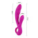 Перезаряжаемый вибратор Audding с клиторальным отростком - 22,5 см. Перезаряжаемый вибратор Audding с клиторальным отростком - 22,5 см.