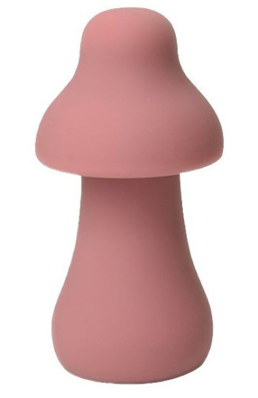 Розовый перезаряжаемый клиторальный стимулятор-грибочек Protruding Mushroom Розовый перезаряжаемый клиторальный стимулятор-грибочек Protruding Mushroom