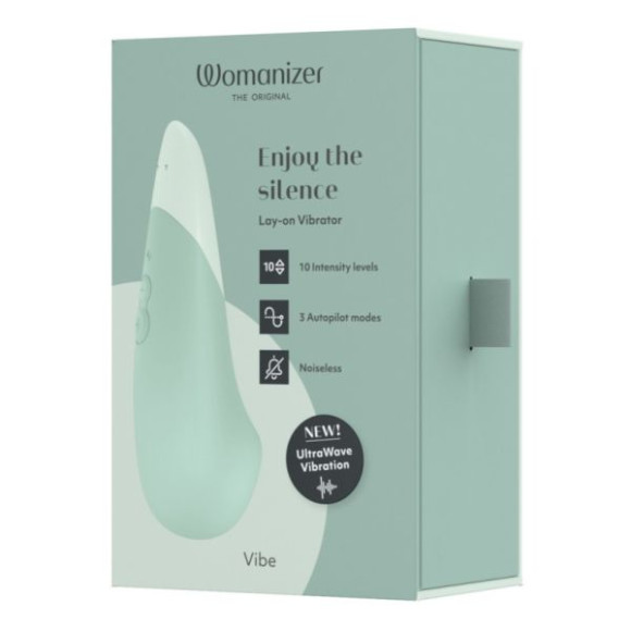 Зеленый клиторальный вибратор Womanizer Vibe Зеленый клиторальный вибратор Womanizer Vibe