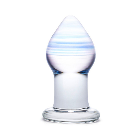Классическая анальная пробка Amethyst Rain Small - 8 см. Классическая анальная пробка Amethyst Rain Small - 8 см.