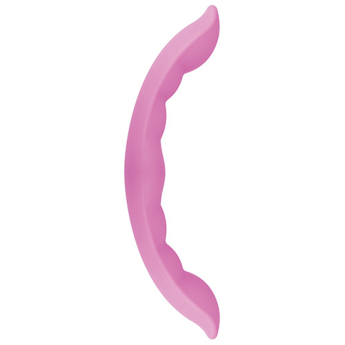 Розовый двусторонний фаллоимитатор DIP-DOUBLE INSIDE PLEASURE SILICONE - 30 см.