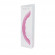 Розовый двусторонний фаллоимитатор DIP-DOUBLE INSIDE PLEASURE SILICONE - 30 см.