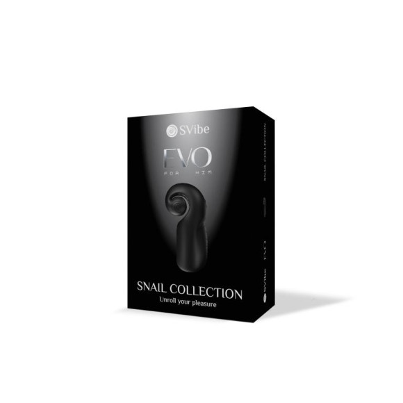 Черный мастурбатор SVibe Evo с вибрацией Черный мастурбатор SVibe Evo с вибрацией