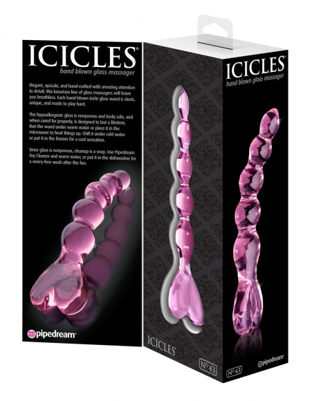 Анальный стимулятор Icicles № 43 - 20,3 см. Анальный стимулятор Icicles № 43 - 20,3 см.
