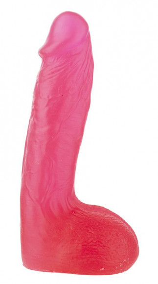 Розовый фаллоимитатор XSKIN 7 PVC DONG - 18 см. Розовый фаллоимитатор XSKIN 7 PVC DONG - 18 см.