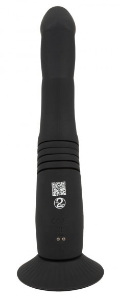 Черный вибратор с поступательными движениями G and P-Spot Thrusting Vibrator - 23 см. Черный вибратор с поступательными движениями G and P-Spot Thrusting Vibrator - 23 см.