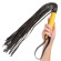 Черная плеть с желтой рукоятью Boundless Flogger - 69,25 см. Черная плеть с желтой рукоятью Boundless Flogger - 69,25 см.
