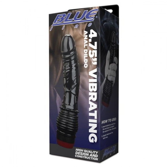 Черный анальный вибратор 4.75 Vibrating Anal Dildo Черный анальный вибратор 4.75 Vibrating Anal Dildo