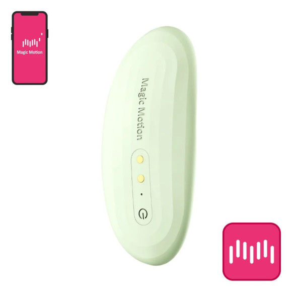 Зеленый вибромассажер в трусики Magic Motion Nyx - 8,8 см. Зеленый вибромассажер в трусики Magic Motion Nyx - 8,8 см.