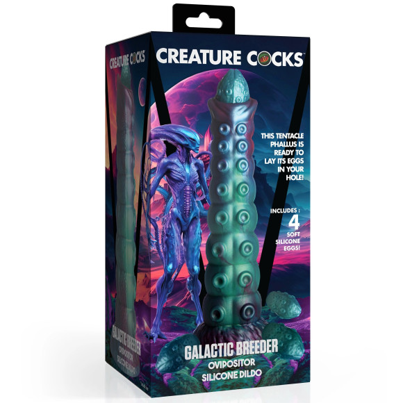 Фантазийный фаллоимитатор Galactic Breeder Ovipositor Silicone Dildo - 22 см. Фантазийный фаллоимитатор Galactic Breeder Ovipositor Silicone Dildo - 22 см.