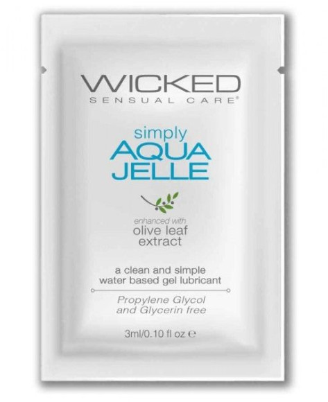 Гель-лубрикант Simply Aqua Jelle - 3 мл. Гель-лубрикант Simply Aqua Jelle - 3 мл.