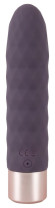Фиолетовый мини-вибратор Elegant Diamond Vibe - 15 см. Фиолетовый мини-вибратор Elegant Diamond Vibe - 15 см.